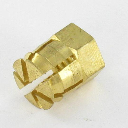 1 x Self Tapping Insert Brass 10X13 M8 Without BALL
