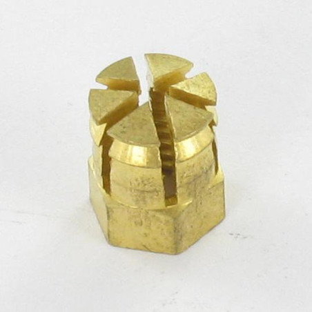1 x Self Tapping Insert Brass 10X13 M8 Without BALL