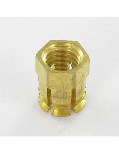 1 x Self Tapping Insert Brass 10X13 M8 Without...