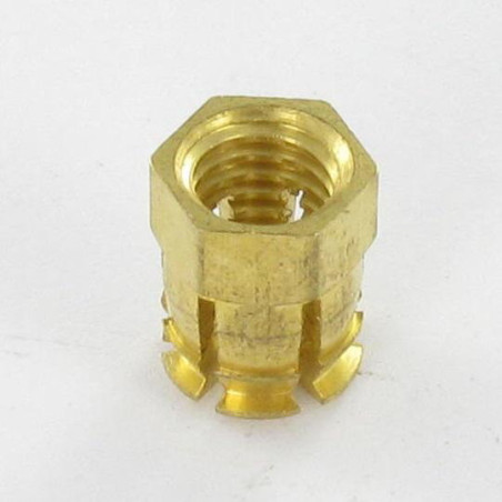 1 x Self Tapping Insert Brass 10X13 M8 Without BALL