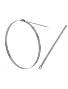 Hose clamp extra flat 4.6X200 Stainless Steel A2