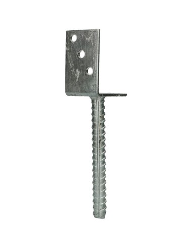 1 x Pfostensockel form L 60X100X80 Zinc Plated