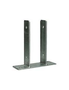 Pfostensockel form U 91X50X200 Hot Dip Galvanized