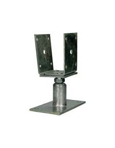 Pfostensockel adjustable 80X160 Hot Dip Galvanized