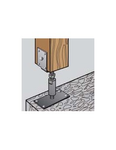 Pfostensockel adjustable 80X160 Hot Dip Galvanized 2