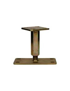 Pfostensockel adjustable 80X160 Yellow Zinc