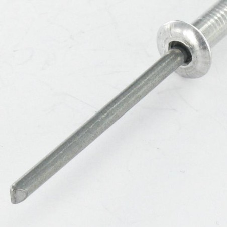 1 x Peel Rivet GOSTAR Aluminum Steel Rod TRS 4.8X18GROOVE