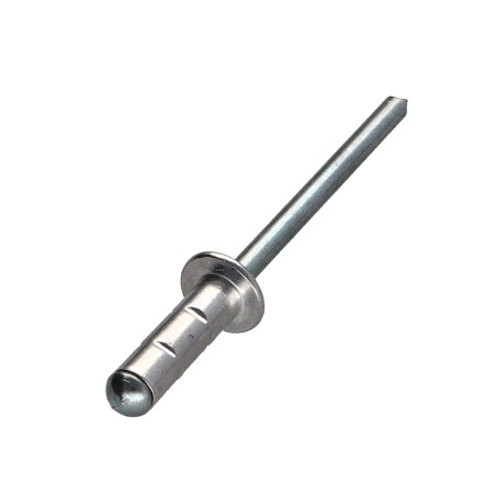 1 x Blind rivets Aluminium Stahlgewinde 3.2X8 Head PLA Multigrip