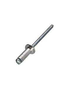 Rivet Groove Aluminum Steel rod 4X12 Flat Head