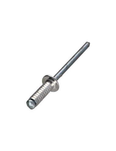 1 x Rivet Groove Aluminum Steel rod 4X12 Flat Head