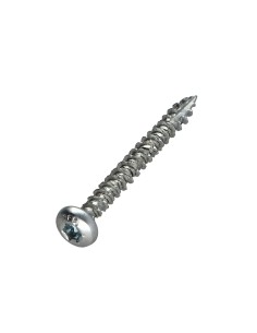 Chipboard Screw Tekor Round Head T30 6X50 Full Thread cut...