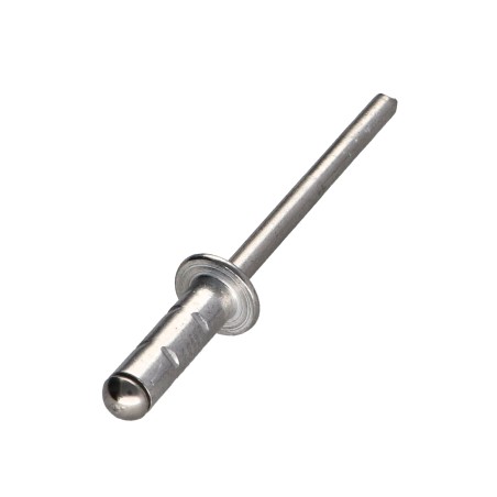 1 x Rivet Aluminium Stainless Steel Flat Head 4.8X15 Multigrip