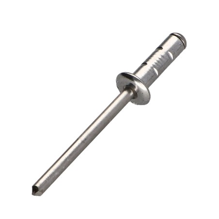 1 x Rivet Aluminum body / Stainless steel rod Flat Head 4.8X15 Multigrip