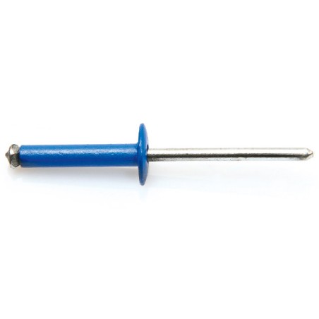 1 x Peel Rivet GOSTAR Aluminum Steel Rod Large Head 4X16 Blue