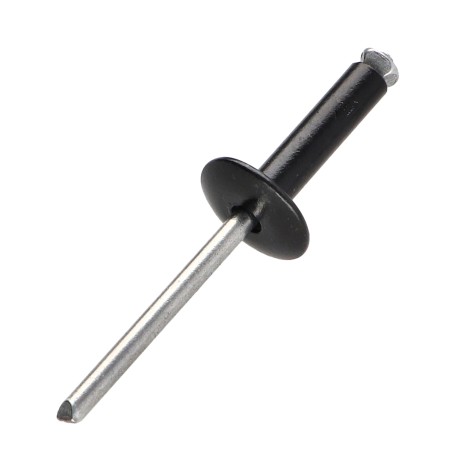 1 x Peel Rivet GOSTAR Aluminum Steel Rod Large Head 4.8X10 Black