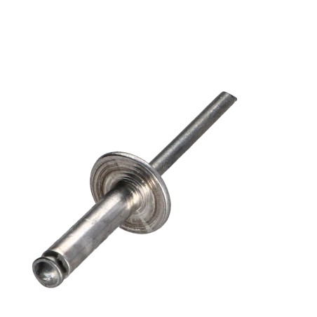 1 x Peel Rivet GOSTAR Aluminum Steel Rod Large Head 4.8X16 Black