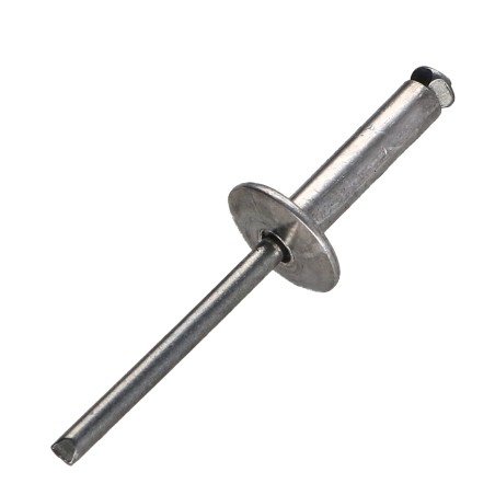1 x Peel Rivet GOSTAR Aluminum Steel Rod Large Head 4.8X16 Black