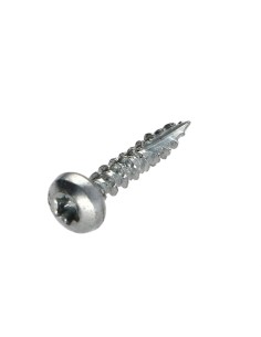 Chipboard Screw Tekor Round Head T10 3X12 Full Thread cut...
