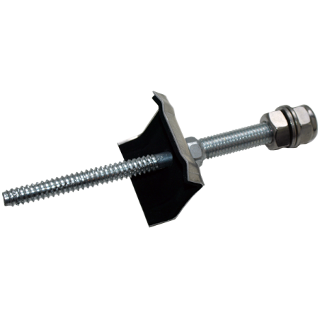 1 x Screw Sadle for solar panel M10 Total Lengh 200 Stainless Steel A2