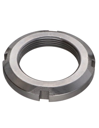 1 x Slotted nut KM Zinc Plated M20 Pitch 100