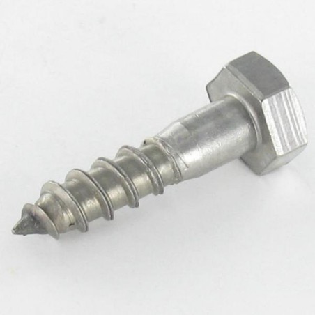 1 x Coach Screws/Hexagonal Head Wood Stainless Steel A2 12X160