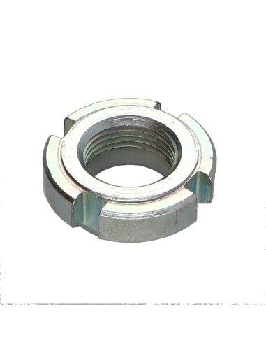 1 x Slotted nut Zinc Plated M75 Pitch 150