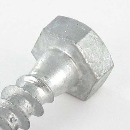 1 x Coach Screws/Hexagonal Head Wood 16X110 Hot Dip Galvanized