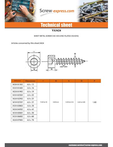 1 x Thread Rolling Screw Socket Head Hexagon...