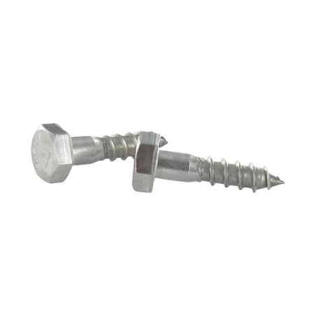 1 x Coach Screws/Hexagonal Head Wood Stainless Steel A2 12X60