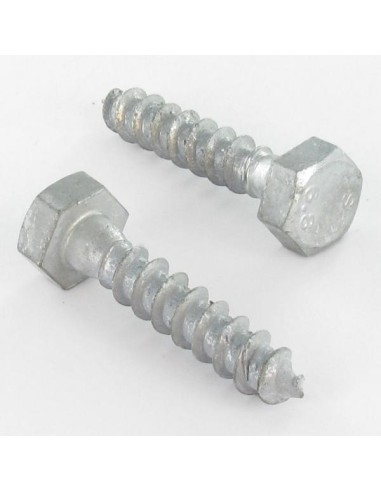 1 x Coach Screws/Hexagonal Head Wood 12X170 Hot...