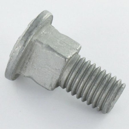 1 x Carriage Bolt M10X25 Thread Length: 14 Square Thickness 10 Gomet 500A No Red Rust