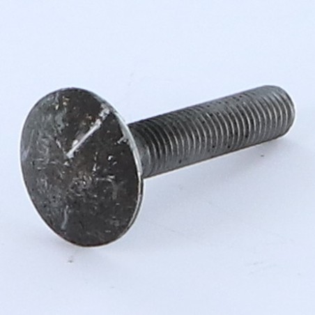 1 x Carriage Bolt M7X35 Pitch 100 Full Thread Steel
