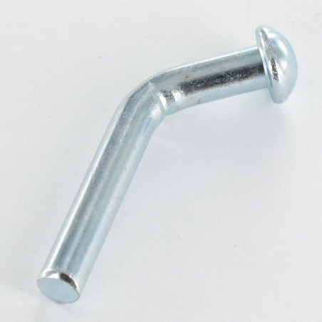 1 x Rack and shelving safety pin Round Head 6X45 Zinc Plated