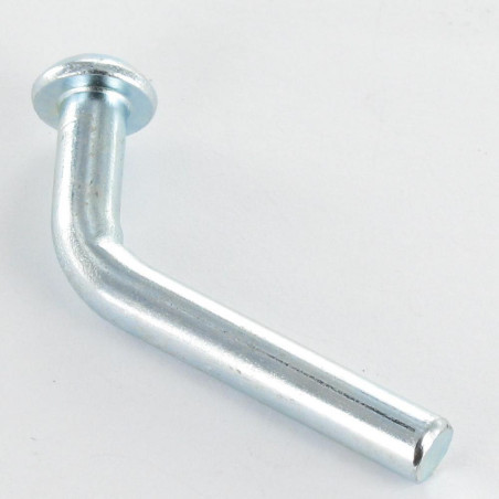 1 x Rack and shelving safety pin Round Head 6X45 Zinc Plated