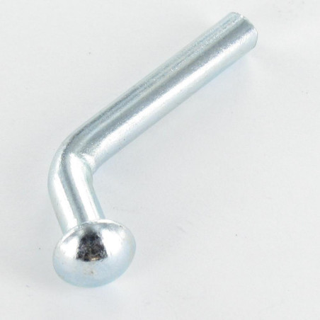 1 x Rack and shelving safety pin Round Head 6X45 Zinc Plated