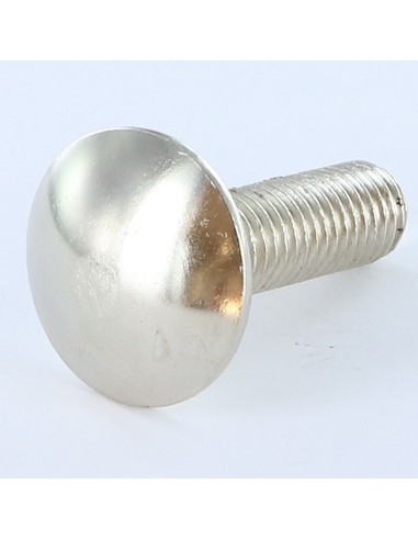 1 x Carriage Bolt M12X40 Full Thread Nickel Plated