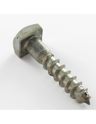 200 x Coach Screw 7X35 Head Square 11X11X5 Steel