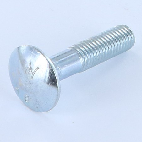 1 x Carriage Bolt M10X30 Partial Thread Class 8.8 Zinc Plated