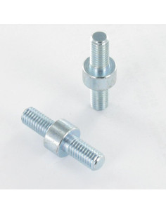 Stud M8X16 Thread Length: 13 40X14 Zinc Plated
