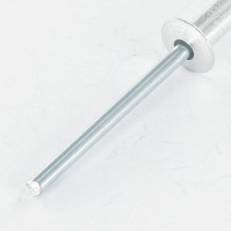 1 x Blind rivets Aluminium Stahlgewinde 4.8X25 Flat Head RAL703