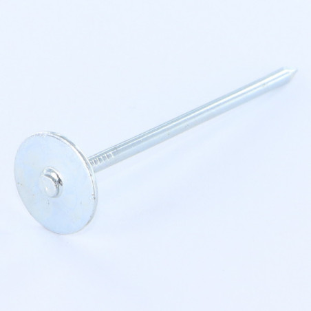 1 x Kg of nails Flange ROUND Head Diameter: 20 Zinc Plated 3.1X50