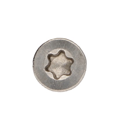 1 x Chipboard Screw Tekor Stainless Steel A2 Countersunk Head With Serration T10 3X25 Thread Length: 18 cut Type 17