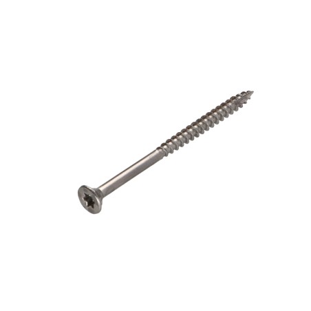 1 x Chipboard Screw Tekor Stainless Steel A2 Countersunk Head With Serration T25 5X60 Thread Length: 35 cut Type 17
