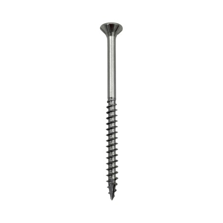 1 x Sold In Roll 167 Chipboard Screw Tekor Countersunk Head With Serration 4X35 Thread Length: 22 T20 Stainless Steel A2