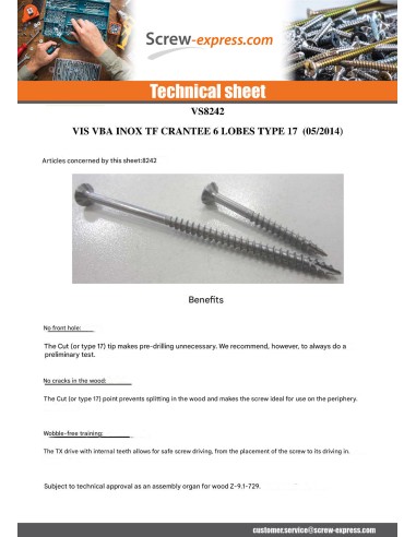 1 x Sold In Roll 167 Chipboard Screw Tekor...