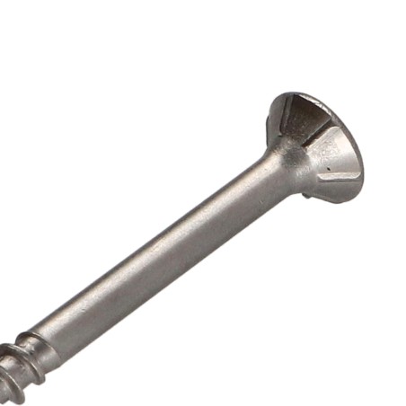 1 x Chipboard Screw Tekor Stainless Steel A2 Countersunk Head With Serration T25 6X90 Thread Length: 54 cut Type 17
