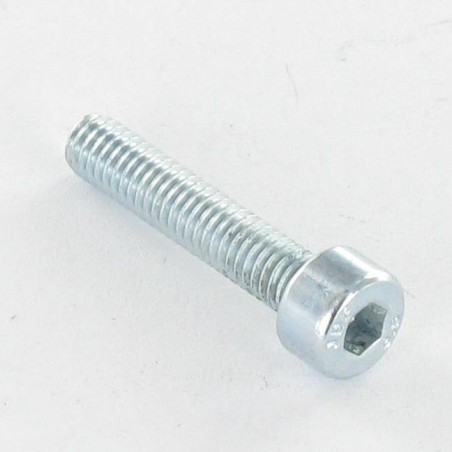 1 x Machine Screw Socket Head M5X8 Full Thread Class 8.8 Hexagon Socket 4 Zinc Plated