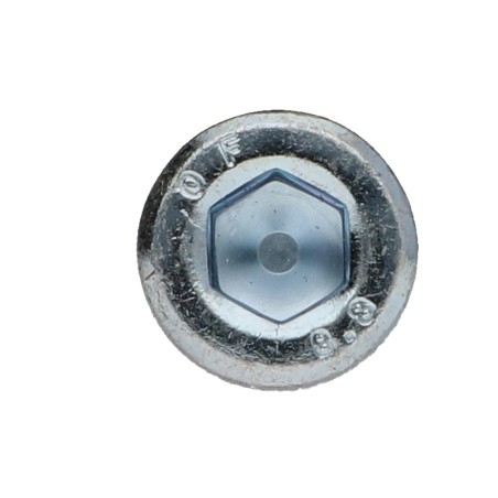 1 x Machine Screw Socket Head M8X30 Class 8.8 Hexagon Socket 6 Zinc Plated Patch Nylon