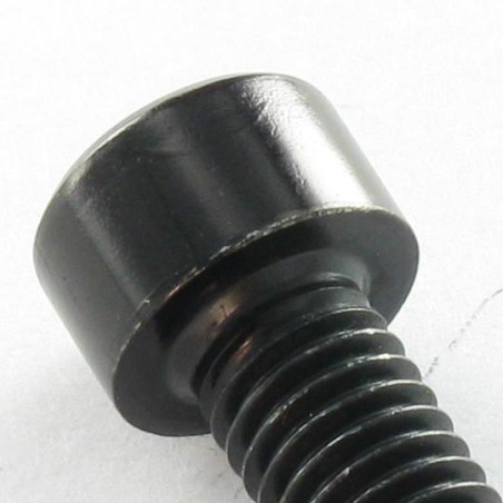 1 x Machine Screw Socket Head M12X35 Full Thread Class 8.8 Hexagon Socket 10 Black Zinc Plated