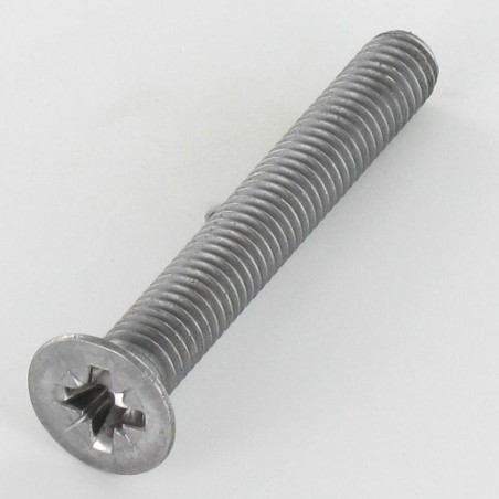 1 x Machine Screw Countersunk Head Pozi PZ2 M5X55 Steel